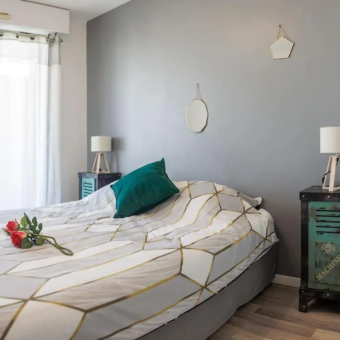 Apartment T2 Plage Prado-David, Parc Borely, Parking Privee Marseille France